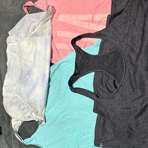 Nike  and under armor Women's Tank Tops - Charcoal, Pink, White, and Aqua
